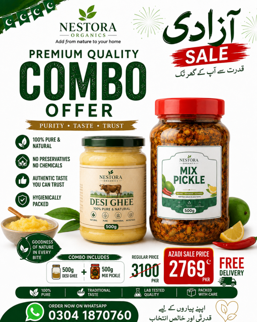 Desi Ghee & Mix Pickle Combo