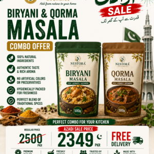 Biryani & Qorma Masala Combo - 500g Biryani Masala & 500g Qorma Masala